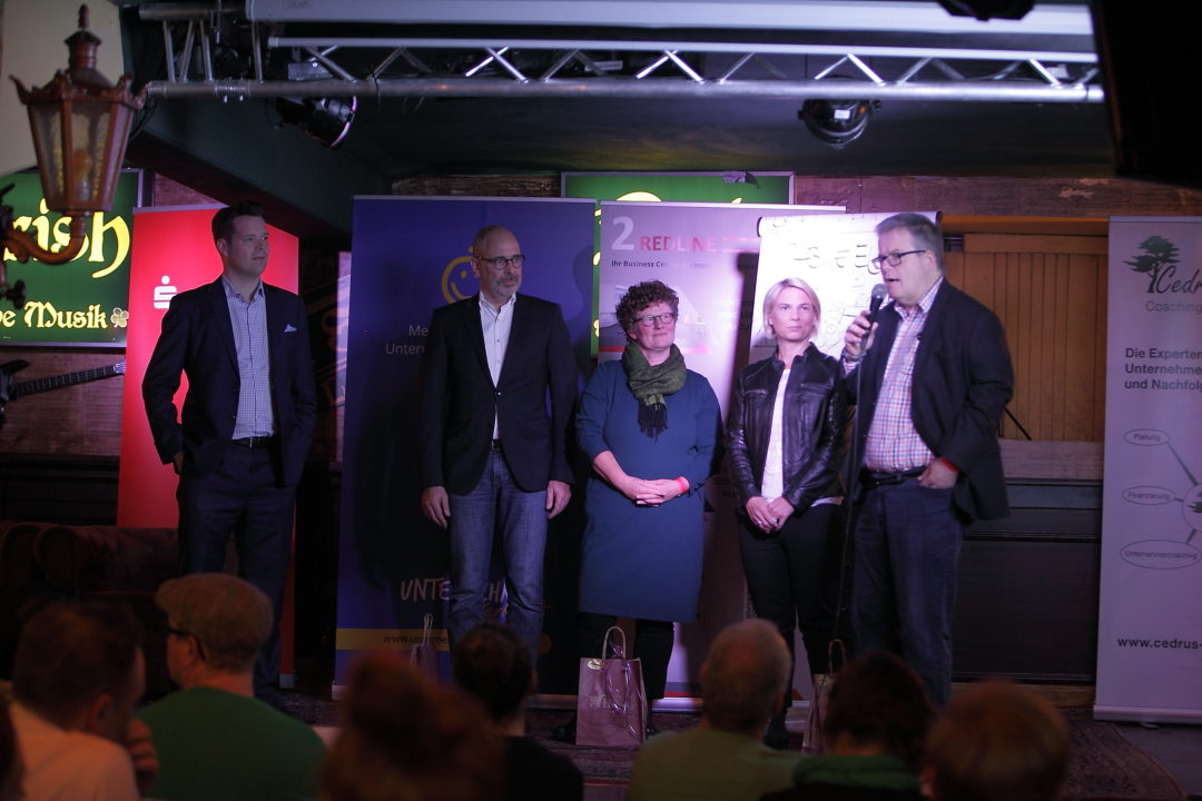 Sprecher und Moderatoren auf der FUN 1; Bilder Sarah Mack